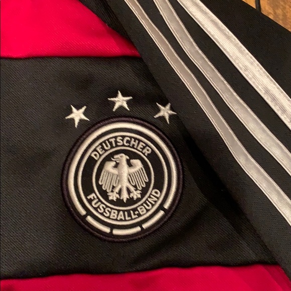 Adidas Boys XL Deutscher Fussball-Bund Zip Sweater - Picture 2 of 5